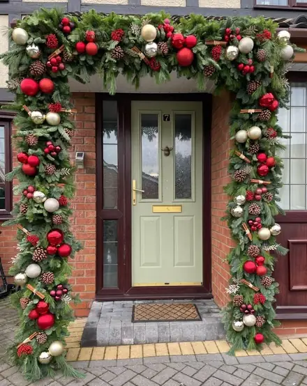 Оформление входной группы — работа ZIMA DECOR, фото 8